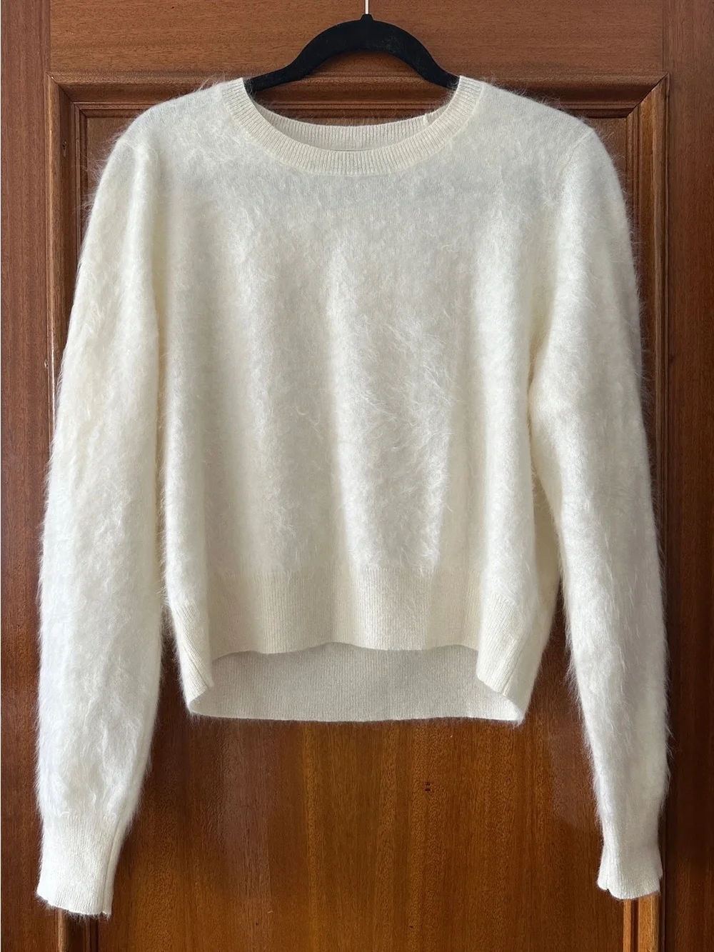 J. Crew Cream brushed 100% cashmere Sweater
